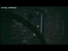 Хрупкая жена сосет огромный член негра при муже