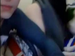 Молодая девушка и большой член в попу